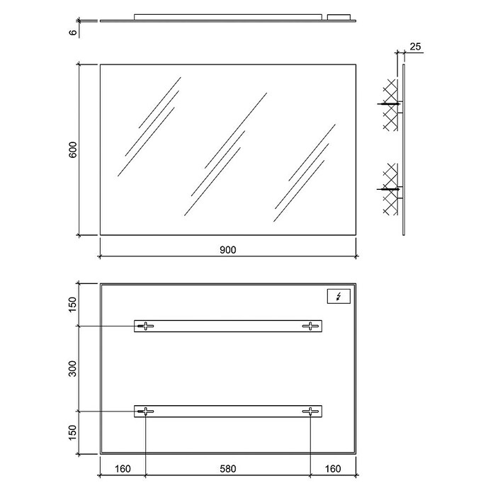 Ximax Infrarot-Keramikheizkörper (90 x 60 cm, 600 W, Weiß) | BAUHAUS