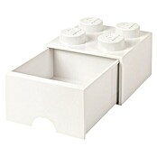 Lego Schubladenbox Brick (L x B x H: 25 x 25 x 18 cm, Weiß, Anzahl Schubladen: 1 Schublade)