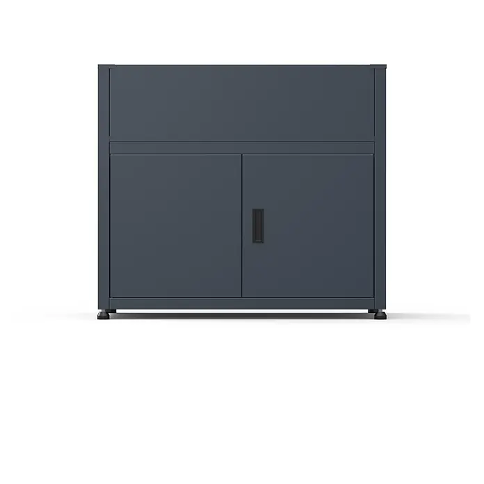 KGT Hochbeet UrbanGrow M Space - 101 x 51 x 86 cm, Metall, Anthrazit-grau - Dieser graue Aktenschrank bietet praktischen Stauraum mit Türen und Schubladen. Ideal für Büro oder Arbeitszimmer.