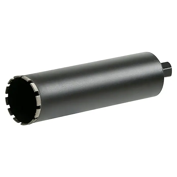 Fartools Sierra de corona diamantada - Ø x L: 132 x 400 mm - Broca de corona para hormigón con segmentos de corte robustos para una perforación precisa y trabajo eficiente en materiales duros.