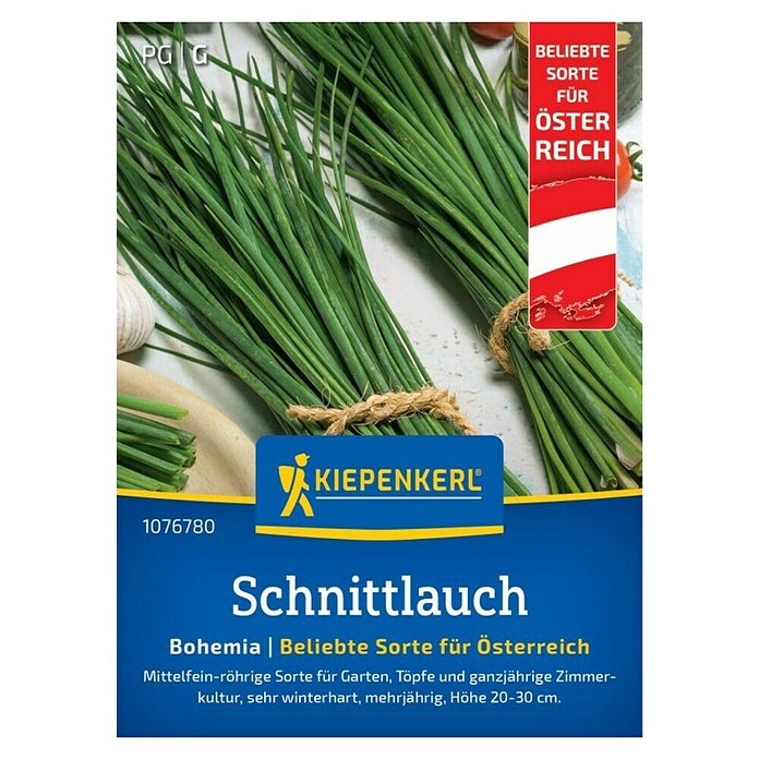 Kiepenkerl Schnittlauch Bohemia (Allium schoenoprasum, Erntezeit: Mai, Inhalt reicht für ca. 0,5 - 1 m2) | BAUHAUS