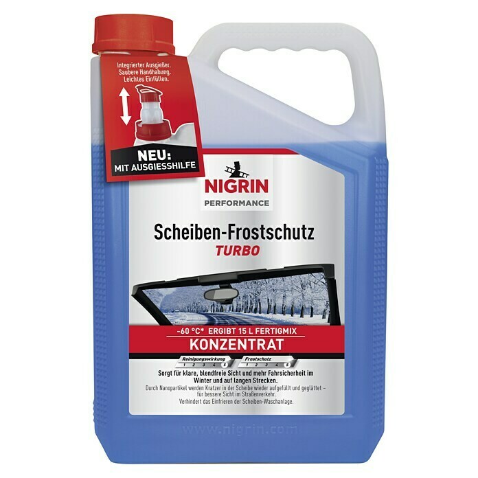 Nigrin Performance Scheibenfrostschutz-Konzentrat Turbo5 l, Nanopartikel, -60 °C Unknown