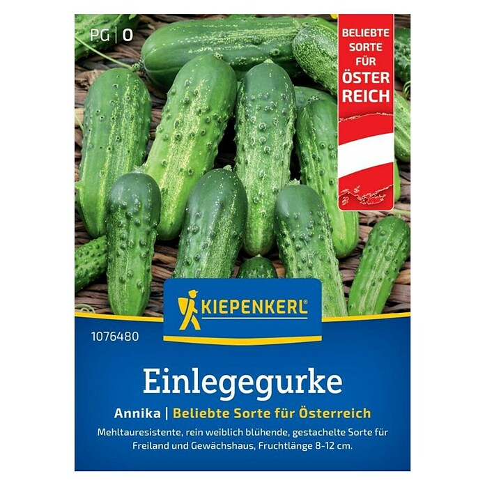 Kiepenkerl Gemüsesamen Einlegegurke Annika (Cucumis sativus, Inhalt reicht für ca.: 30 Pflanzen) | BAUHAUS