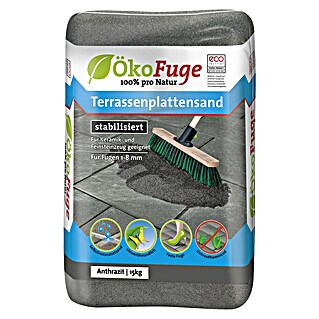 Ökofuge Pesek za fuge za terasne plošče (15 kg, Antracit)