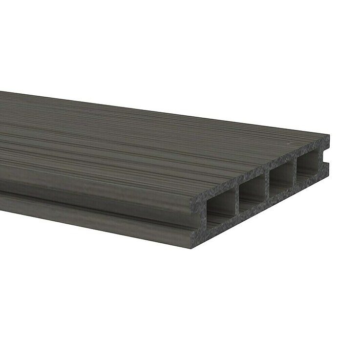 Vlonderplank WPC (l x b x d: 300 x 14 x 2,3 cm, Donkergrijs) | BAUHAUS