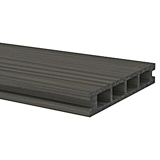Vlonderplank WPC (l x b x d: 300 x 14 x 2,3 cm, Donkergrijs)