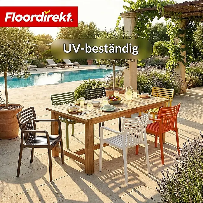 Floordirekt Gartenstuhl Sitwell Gelb - Polypropylen, Gelb