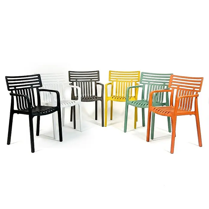 Floordirekt Gartenstuhl Sitwell Gelb - Polypropylen, Gelb