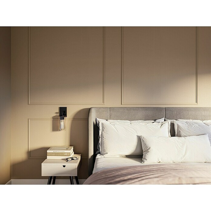 Wandstrip Set mdf 10x29 mm 120x70cm (null, Wit, MDF, Hoogte: 1,3 cm, Breedte: 2,9 cm) | BAUHAUS