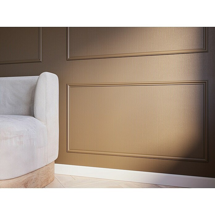 Wandstrip Set mdf 10x29 mm 120x70cm (null, Wit, MDF, Hoogte: 1,3 cm, Breedte: 2,9 cm) | BAUHAUS