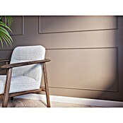 Wandstrip Set mdf 8,5x22 mm 50x70cm (null, Wit, MDF, Breedte: 2,2 cm) | BAUHAUS