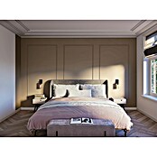 Wandstrip Set mdf 10x29 mm 190x70cm (null, Wit, MDF) | BAUHAUS