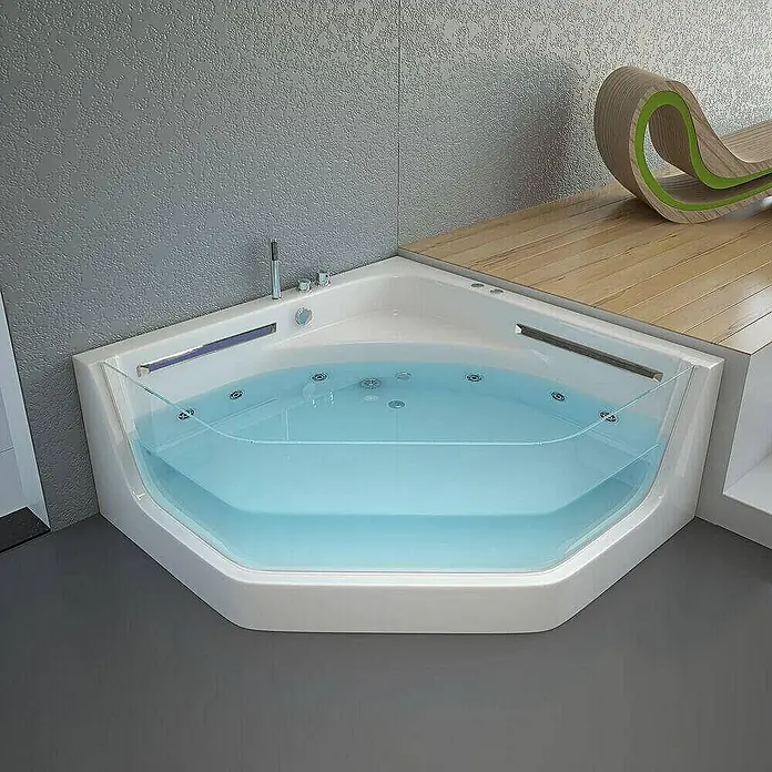 Home Deluxe Whirlpool PACIFICO - 150 x 150 cm, Weiß