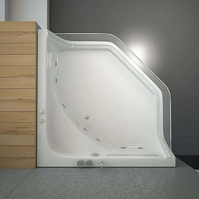 Home Deluxe Whirlpool PACIFICO - 150 x 150 cm, Weiß