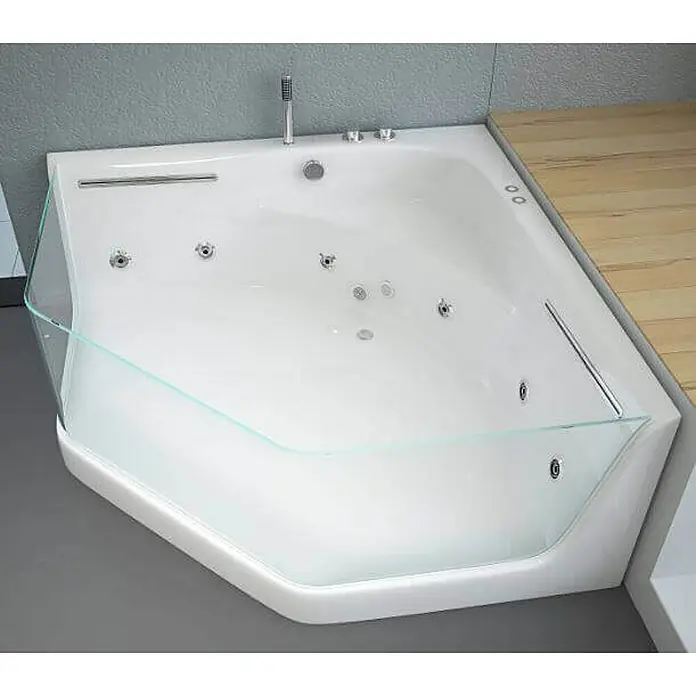 Home Deluxe Whirlpool PACIFICO - 150 x 150 cm, Weiß