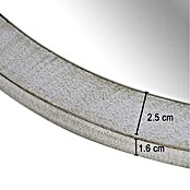 Espejo de pared Circular (Diámetro: 55 cm, Plata betún) | BAUHAUS