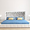 Cabecero de cama Mosaico 154 (An x Al: 150 x 60 cm, Blanco betún) | BAUHAUS