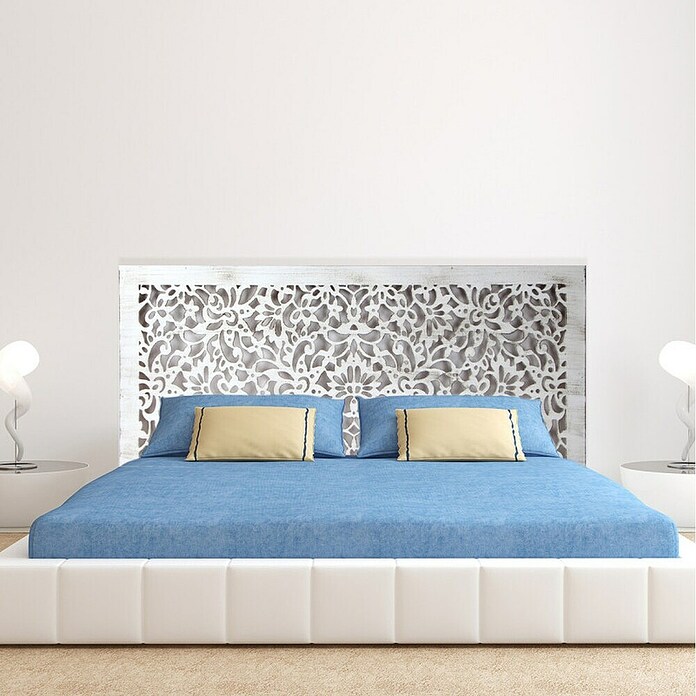 Cabecero de cama Mosaico 154 (An x Al: 145 x 80 cm, Blanco betún) | BAUHAUS
