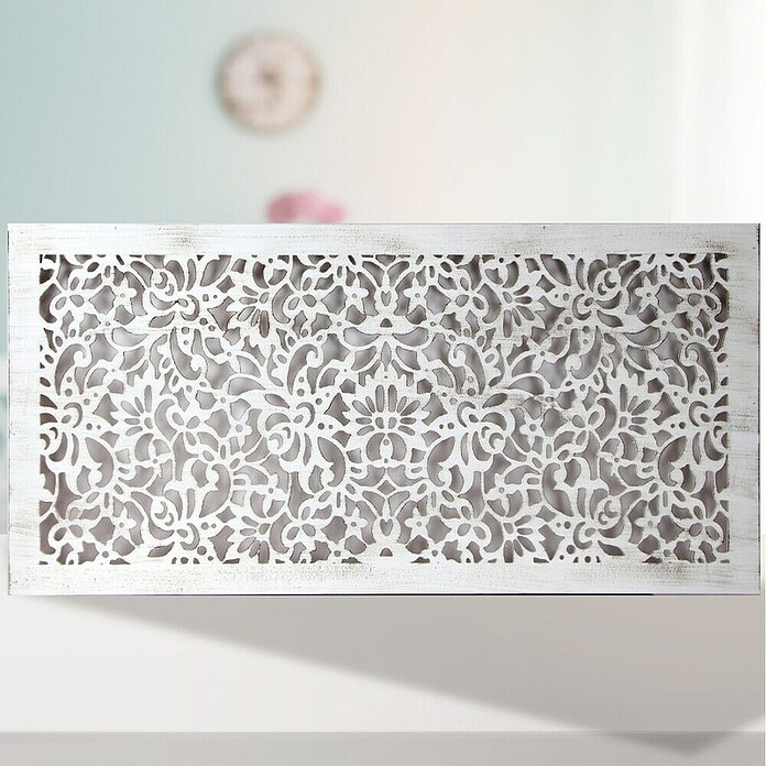 Cabecero de cama Mosaico 154 (An x Al: 145 x 80 cm, Blanco betún) | BAUHAUS