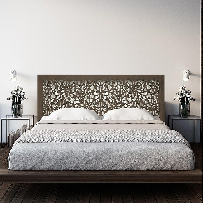 Cabecero de cama Mosaico 154 (An x Al: 160 x 80 cm, Nogal) | BAUHAUS