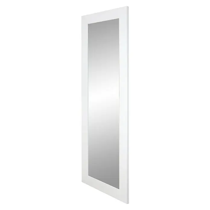 Espejo de pared 249 - 55 x 150 cm, Blanco - Espejo con marco blanco, perfecto para cualquier habitación que necesite más luz y estilo. Su diseño elegante complementa varios estilos de decoración.