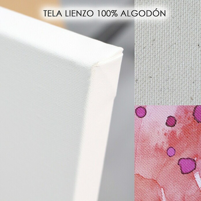 Lienzo Mujer flores (Mujer flores, An x Al: 80 x 80 cm, 1 pzs.) | BAUHAUS