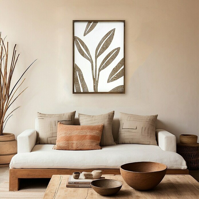 Cuadro de madera Floral 3 (Floral, An x Al: 50 x 70 cm, 1 pzs.) | BAUHAUS