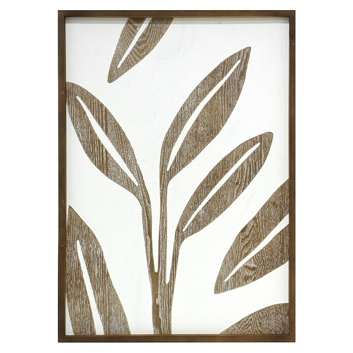 Cuadro de madera Floral 3 (Floral, An x Al: 50 x 70 cm, 1 pzs.) | BAUHAUS