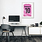 Cuadro enmarcado para camiseta (Blanco, An x Al: 57 x 71 cm) | BAUHAUS