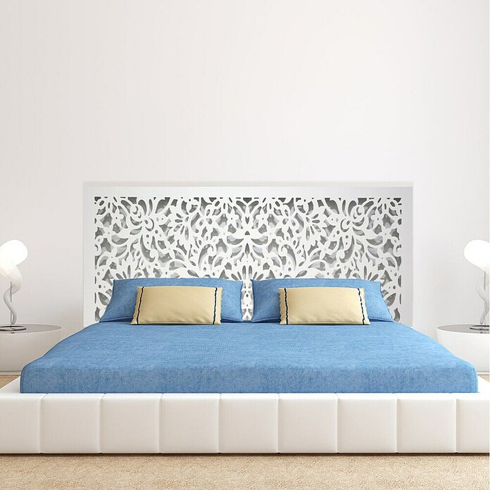 Cabecero de cama Mosaico 154 (An x Al: 145 x 80 cm, Blanco liso) | BAUHAUS