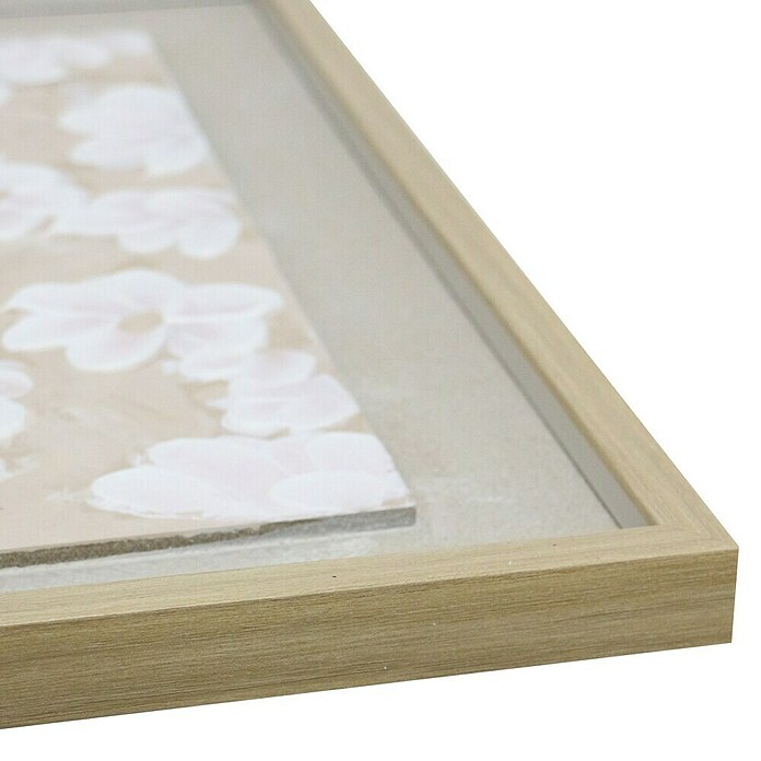 Cuadro set de 2 Flores en Relieve (Flores en relieve, An x Al: 50 x 50 cm, 2 pzs.) | BAUHAUS