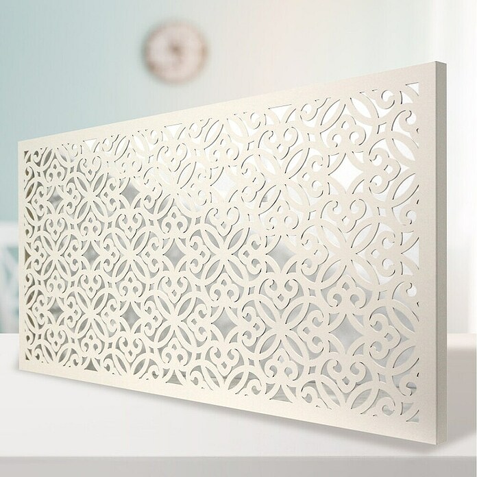 Cabecero de cama Mosaico Surat (An x Al: 80 x 160 cm, Blanco liso) | BAUHAUS