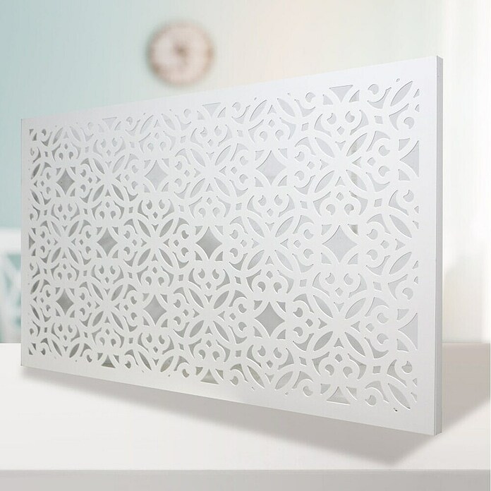 Cabecero de cama Mosaico Surat (An x Al: 160 x 80 cm, Blanco liso) | BAUHAUS