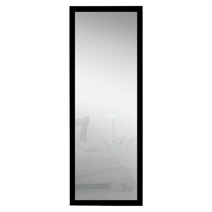 Espejo vertical de pie 248 (50 x 160 cm, Negro, Madera) | BAUHAUS