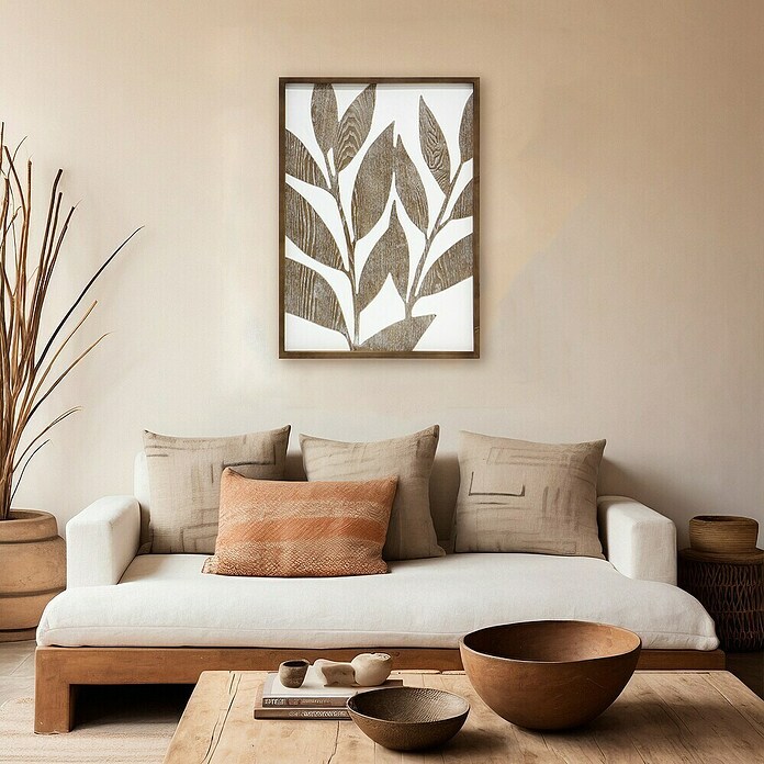 Cuadro de madera Floral 2 (Floral, An x Al: 50 x 70 cm, 1 pzs.) | BAUHAUS