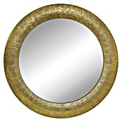 Espejo de pared Jordania (Diámetro: 80 cm, Oro) | BAUHAUS