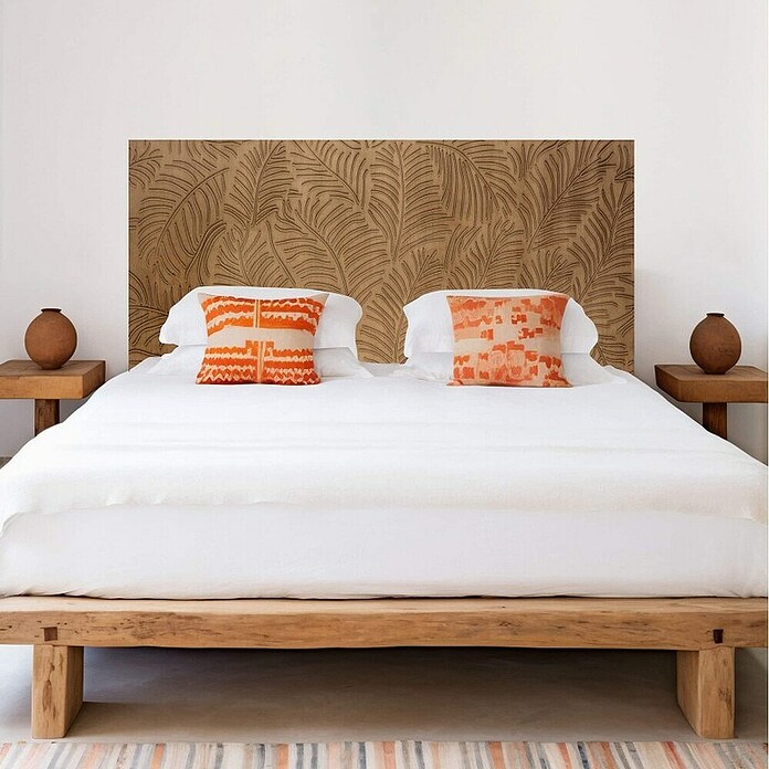 Cabecero de cama Mosaico 600 (An x Al: 160 x 80 cm, Roble) | BAUHAUS