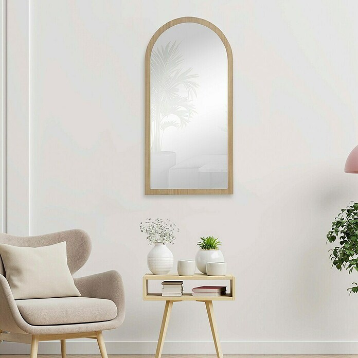 Espejo de pared Arco (58 x 118 cm, Roble) | BAUHAUS
