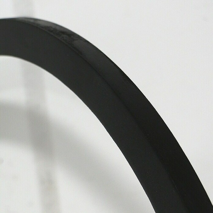 Espejo de pared Ovalado (45 x 70 cm, Negro liso) | BAUHAUS