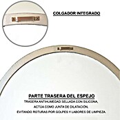 Espejo de pared Ovalado (45 x 70 cm, Oro betún) | BAUHAUS