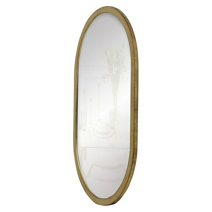 Espejo de pared Ovalado (45 x 70 cm, Oro betún) | BAUHAUS