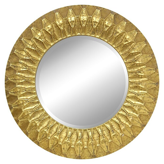 Espejo de pared Arabia (Diámetro: 70 cm, Oro) | BAUHAUS