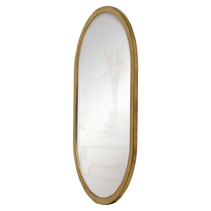 Espejo de pared Ovalado (45 x 70 cm, Oro) | BAUHAUS