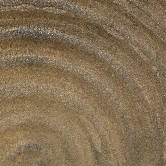Cuadro set de 2 Abstractos Texturizados - Abstracto texturizado, An x Al: 50 x 50 cm, 2 pzs. - Primer plano de una superficie marrón texturizada con patrones arremolinados, que presenta una estética natural y orgánica.