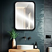 Espejo de pared Vintage (48 x 68 cm, Negro) | BAUHAUS