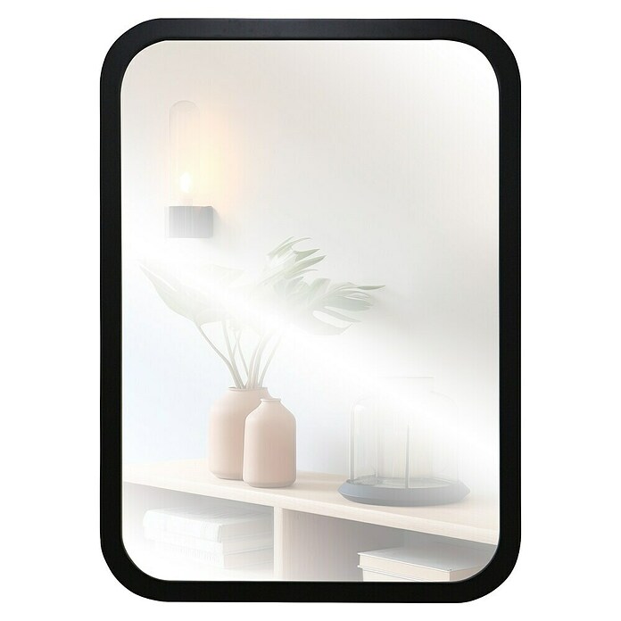 Espejo de pared Vintage (48 x 68 cm, Negro) | BAUHAUS
