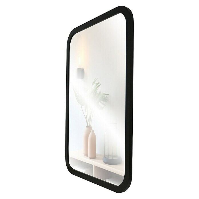 Espejo de pared Vintage (48 x 68 cm, Negro) | BAUHAUS