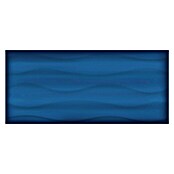 Wandfliese (25 x 55 cm, Blau, Glasiert)