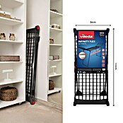 Vileda Tendedero con alas Infinity Flex extensible (Longitud cuerda de tender: 30 m, L x An x Al: 304 x 56 x 128 cm, Negro) | BAUHAUS