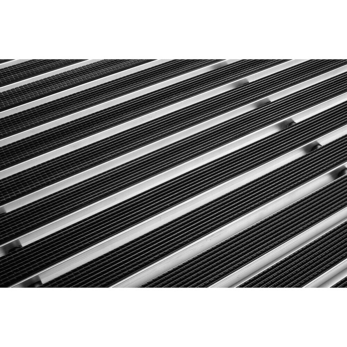 ACO Vario Fußmatte (60 x 40 x 2 cm, Schwarz)